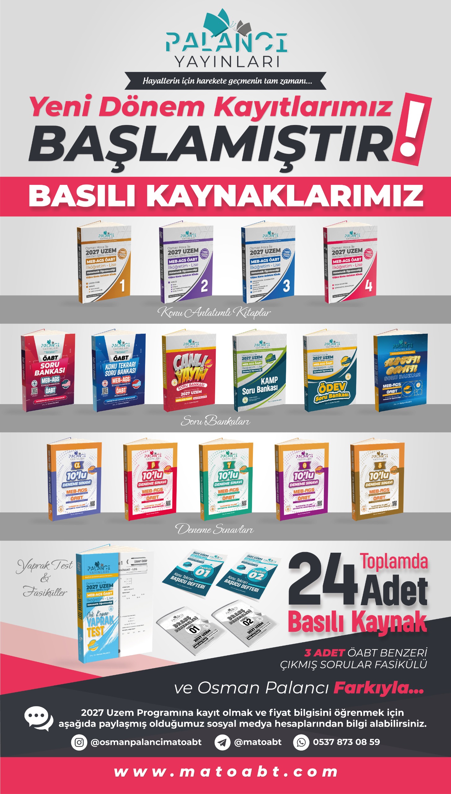 Palancı Yayınları — 2027 Uzem Programı kayıt duyurusu